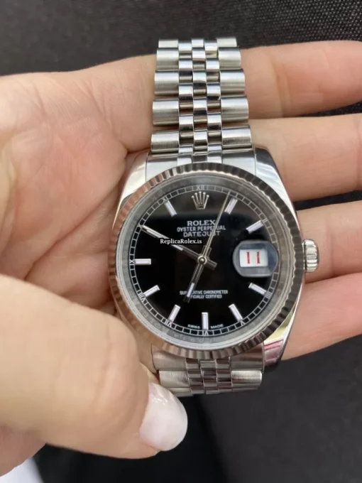 Wonderful Replica Rolex Datejust 116234 Automatic Movement 36mm White Gold Case Mens/unisex Watch - Image 12