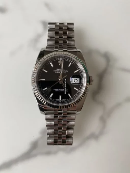 Wonderful Replica Rolex Datejust 116234 Automatic Movement 36mm White Gold Case Mens/unisex Watch - Image 4