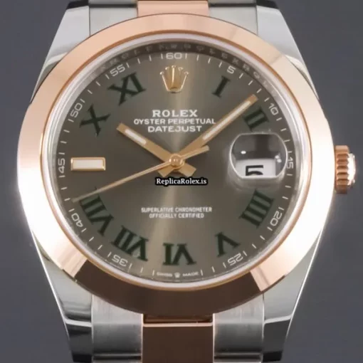 Fantastic Fake Rolex Datejust 126301 Caliber 3235 Automatic Movement 41mm Gold/steel Case Mens/unisex Watch