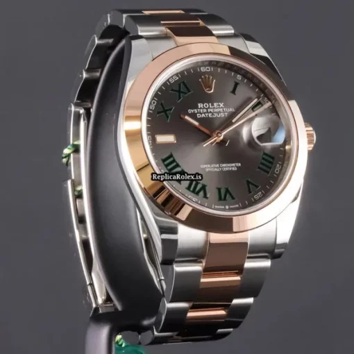 Fantastic Fake Rolex Datejust 126301 Caliber 3235 Automatic Movement 41mm Gold/steel Case Mens/unisex Watch - Image 4