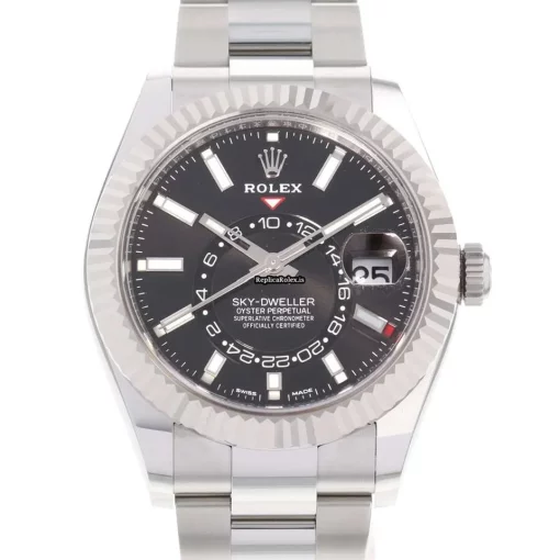 Epic Replica Rolex Sky-dweller 326934 Caliber 9001 Automatic Movement 42mm Gold/steel Case Mens/unisex Watch