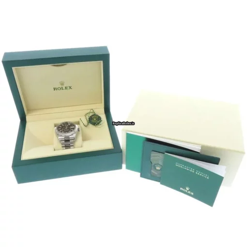 Epic Replica Rolex Sky-dweller 326934 Caliber 9001 Automatic Movement 42mm Gold/steel Case Mens/unisex Watch - Image 7