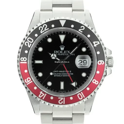 Amazing Fake Rolex Gmt-master II 16710 Caliber 3185 Automatic Movement 40mm Steel Case Watch