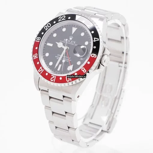 Amazing Fake Rolex Gmt-master II 16710 Caliber 3185 Automatic Movement 40mm Steel Case Watch - Image 7