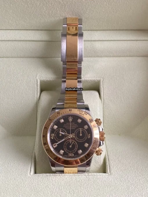 1:1 Copies Rolex Daytona 116523 Caliber 4130 Automatic Movement 40mm Gold/steel Case Mens/unisex Watch - Image 7