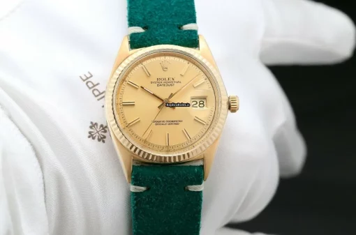 Fantastic Fake Rolex Datejust 1601 Automatic Movement 36mm Yellow Gold Case Watch - Image 5