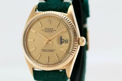 Fantastic Fake Rolex Datejust 1601 Automatic Movement 36mm Yellow Gold Case Watch - Image 8