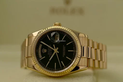 Recommend Replica Rolex Day-date 36 118238 Caliber 3155 Automatic Movement 36mm Yellow Gold Case Mens/unisex Watch - Image 11