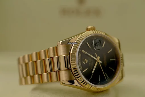 Recommend Replica Rolex Day-date 36 118238 Caliber 3155 Automatic Movement 36mm Yellow Gold Case Mens/unisex Watch - Image 12