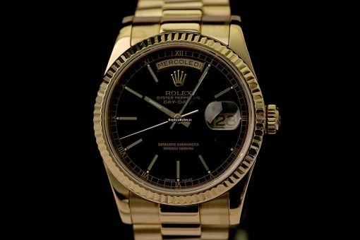 Recommend Replica Rolex Day-date 36 118238 Caliber 3155 Automatic Movement 36mm Yellow Gold Case Mens/unisex Watch - Image 3