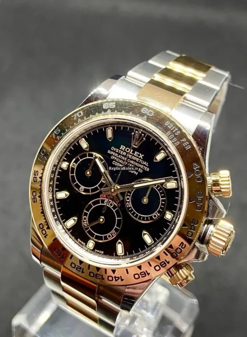 Aaa Knockoff Rolex Daytona 116503 Caliber 4130 Automatic Movement 40mm Gold/steel Case Mens/unisex Watch - Image 3