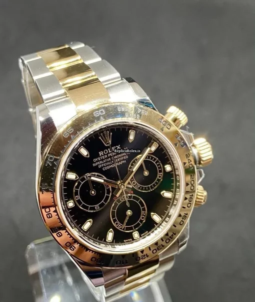 Aaa Knockoff Rolex Daytona 116503 Caliber 4130 Automatic Movement 40mm Gold/steel Case Mens/unisex Watch - Image 4