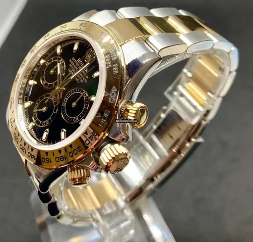 Aaa Knockoff Rolex Daytona 116503 Caliber 4130 Automatic Movement 40mm Gold/steel Case Mens/unisex Watch - Image 6