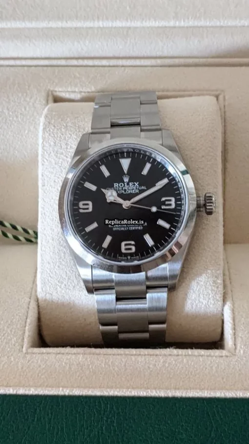 Aaa Replica Rolex Explorer 124270 Caliber 3230 Automatic Movement 36mm Steel Case Mens/unisex Watch - Image 10