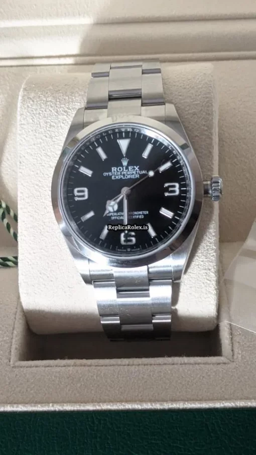 Aaa Replica Rolex Explorer 124270 Caliber 3230 Automatic Movement 36mm Steel Case Mens/unisex Watch - Image 11