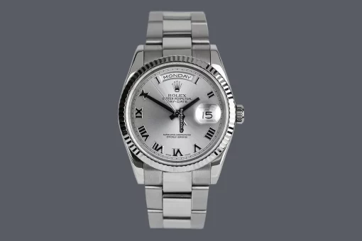 Cool Replica Rolex Day-date 36 118239 Automatic Movement 36mm White Gold Case Watch