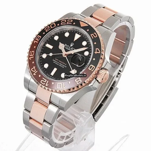 Luxury Knockoff Rolex Gmt-master II 126711chnr Caliber 3285 Automatic Movement 40mm Gold/steel Case Mens/unisex Watch - Image 3