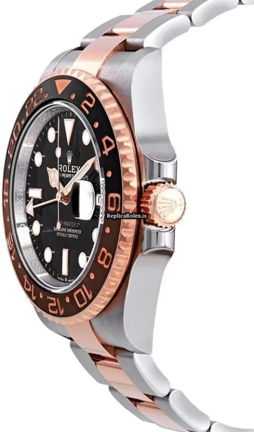 Luxury Knockoff Rolex Gmt-master II 126711chnr Caliber 3285 Automatic Movement 40mm Gold/steel Case Mens/unisex Watch - Image 7