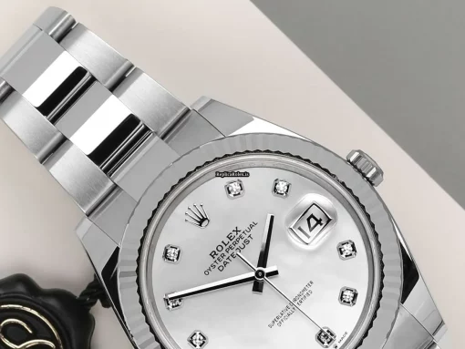 Perfect Imitation Rolex Datejust 126334 Automatic Movement 41mm Gold/steel Case Watch - Image 3