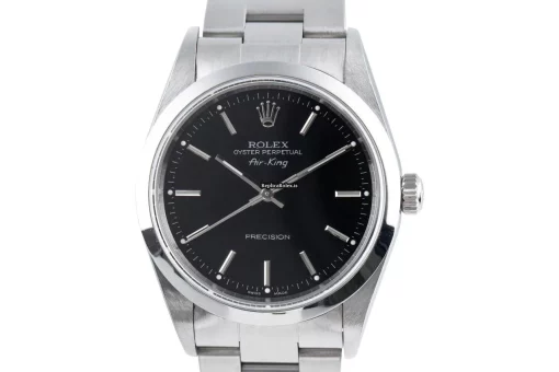 Exquisite Imitation Rolex Air King Precision 14000m Caliber 3130 Automatic Movement 34mm Steel Case Mens/unisex Watch - Image 7