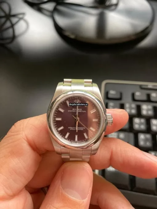 Design Replica Rolex Oyster Perpetual 26 176200 Caliber 2231 Automatic Movement 26x29mm Steel Case Womens Watch - Image 7