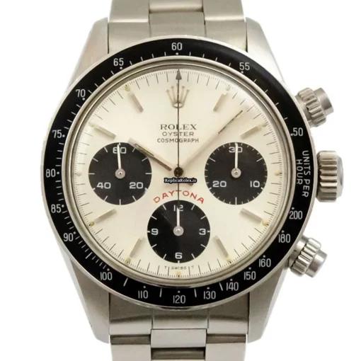 High-end Replica Rolex Daytona 6263 Valjoux Caliber 727 Manual Winding Movement 37mm Steel Case Mens/unisex Watch