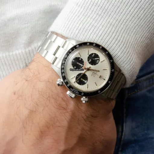 High-end Replica Rolex Daytona 6263 Valjoux Caliber 727 Manual Winding Movement 37mm Steel Case Mens/unisex Watch - Image 10