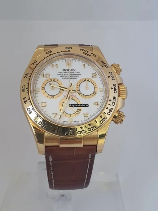Design Copies Rolex Daytona 116518 Caliber 4130 Automatic Movement 40mm Yellow Gold Case Mens/unisex Watch