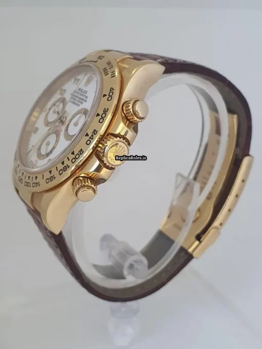 Design Copies Rolex Daytona 116518 Caliber 4130 Automatic Movement 40mm Yellow Gold Case Mens/unisex Watch - Image 3