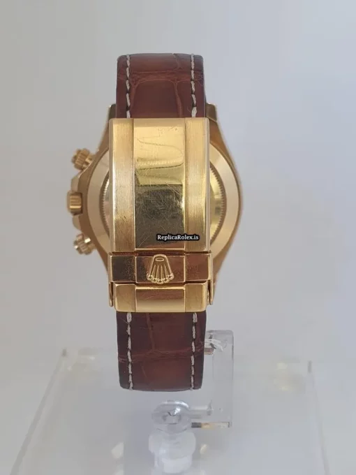 Design Copies Rolex Daytona 116518 Caliber 4130 Automatic Movement 40mm Yellow Gold Case Mens/unisex Watch - Image 5