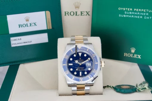 Superior Imitation Rolex Submariner Date 116613lb Caliber 3135 Automatic Movement 40mm Gold/steel Case Mens/unisex Watch - Image 2