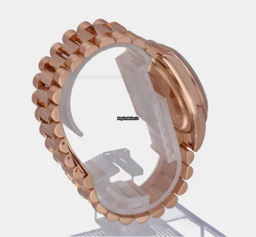 Best Clone Rolex Day-date 36 118235 Rose Gold Case Watch - Image 10