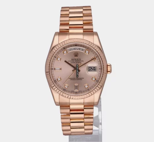 Best Clone Rolex Day-date 36 118235 Rose Gold Case Watch - Image 2