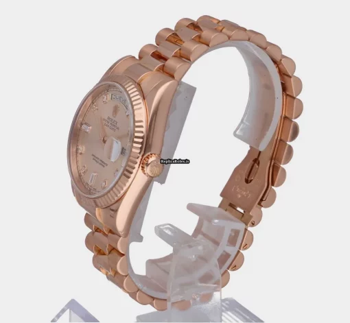 Best Clone Rolex Day-date 36 118235 Rose Gold Case Watch - Image 4