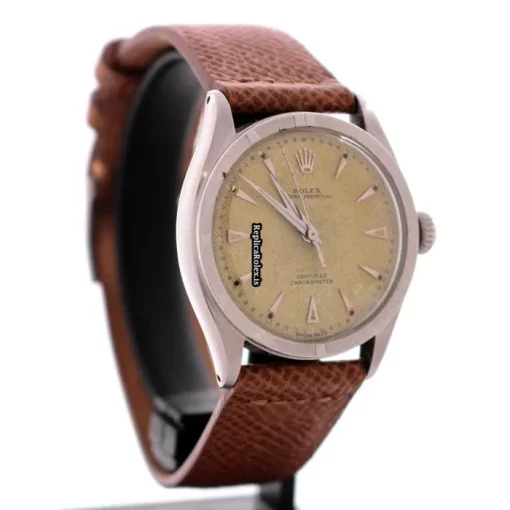 Incredible Fake Rolex Oyster Perpetual 6103 Caliber 260 Automatic Movement 34mm Steel Case Mens/unisex Watch - Image 8