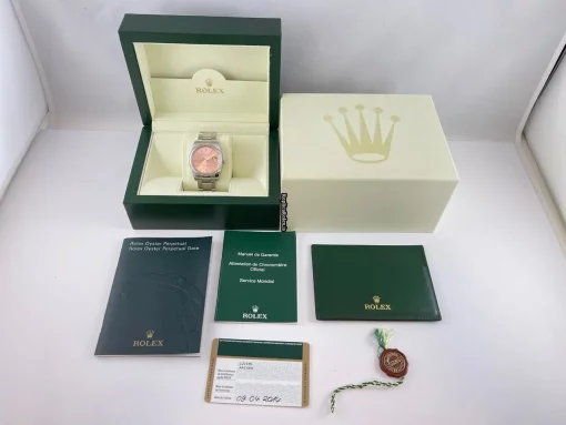 Popular Fake Rolex Oyster Perpetual Date 115200 Caliber 3135 Automatic Movement 34mm Steel Case Mens/unisex Watch - Image 6