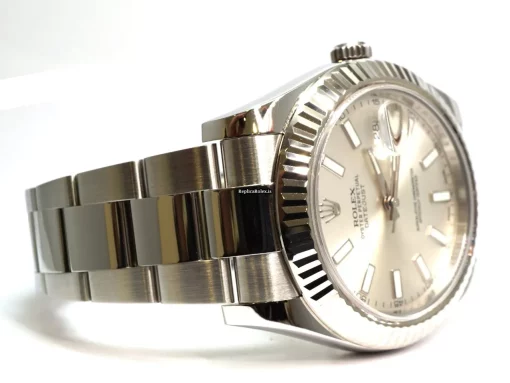 Unique Fake Rolex Datejust II 116334 Caliber 3136 Automatic Movement 41mm White Gold Case Mens/unisex Watch - Image 3