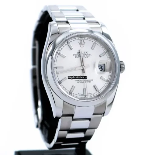 Awesome Knockoff Rolex Datejust 116200 Automatic Movement 36mm Steel Case Mens/unisex Watch - Image 8