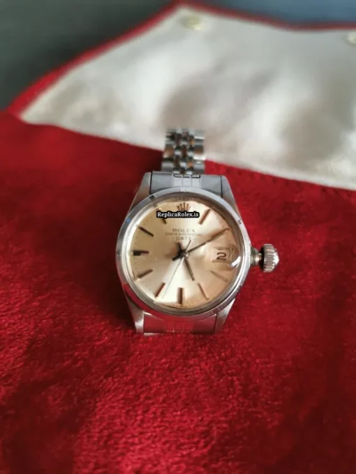 High-end Replica Rolex Oyster Perpetual Lady Date 6519 Caliber 1135 Automatic Movement Steel Case Womens Watch - Image 6