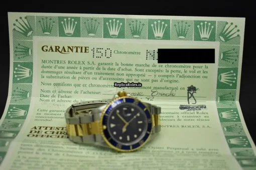 Terrific Knockoff Rolex Submariner Date 16613 Caliber 3135 Automatic Movement 40mm Gold/steel Case Mens/unisex Watch - Image 13