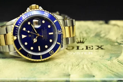 Terrific Knockoff Rolex Submariner Date 16613 Caliber 3135 Automatic Movement 40mm Gold/steel Case Mens/unisex Watch - Image 9