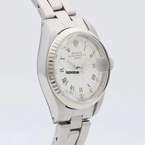 Cheap Replicas Rolex Lady-datejust 6917 Caliber 2030 Automatic Movement 26mm Steel Case Womens Watch - Image 4
