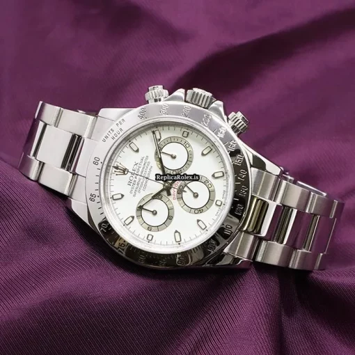 Neat Replica Rolex Daytona 116520 Caliber 4130 Automatic Movement 40mm Steel Case Watch - Image 2