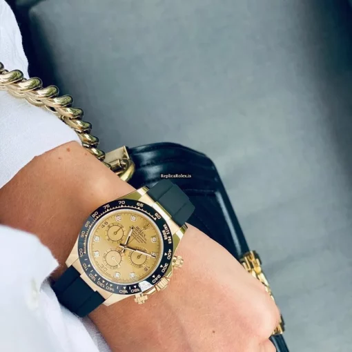 Excellent Copy Rolex Daytona 116518ln Automatic Movement 40mm Yellow Gold Case Mens/unisex Watch - Image 7