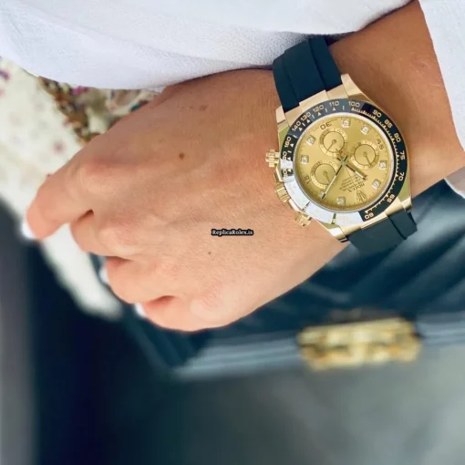 Excellent Copy Rolex Daytona 116518ln Automatic Movement 40mm Yellow Gold Case Mens/unisex Watch - Image 8