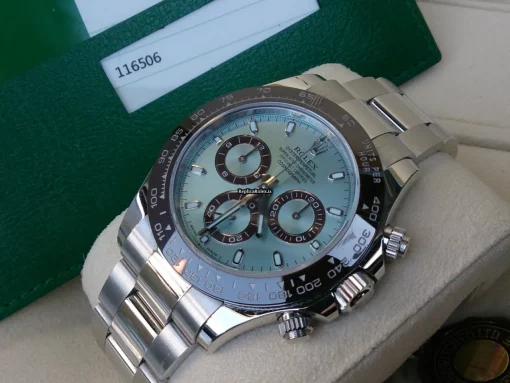 Lovely Fake Rolex Daytona 116506 Automatic Movement Platinum Case Watch - Image 5