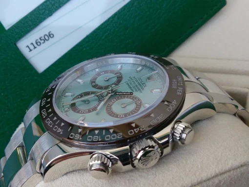 Lovely Fake Rolex Daytona 116506 Automatic Movement Platinum Case Watch - Image 6