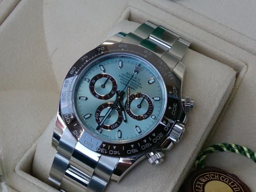 Lovely Fake Rolex Daytona 116506 Automatic Movement Platinum Case Watch - Image 7