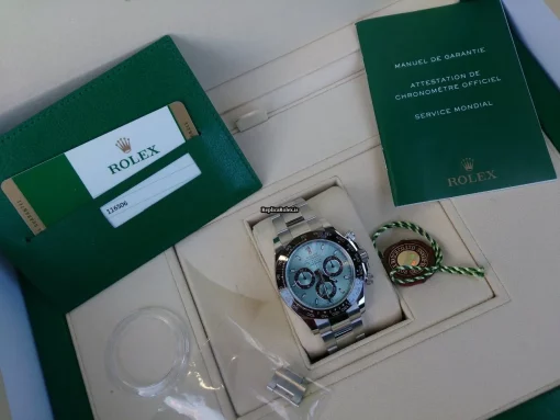 Lovely Fake Rolex Daytona 116506 Automatic Movement Platinum Case Watch - Image 8