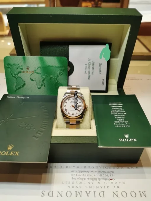 Great Fake Rolex Datejust 116201 Automatic Movement 36mm Gold/steel Case Mens/unisex Watch